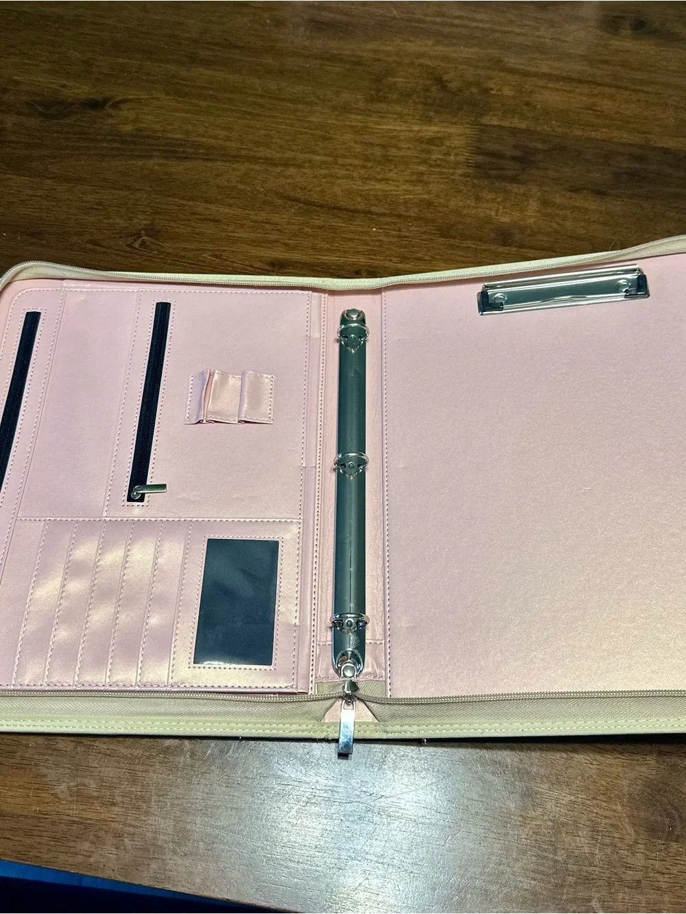 Rose Gold Pad Folio Binder - Unbranded